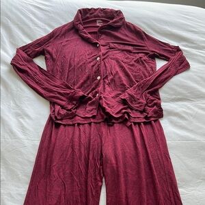 Stars Above Button-Up Pajama Set